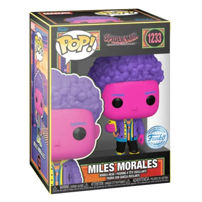 Funko POP! Marvel Spider-Man Across the Spider-Verse - Miles Morales (Blacklight) (SE) 1233 figura Bobble-Head Olcsó