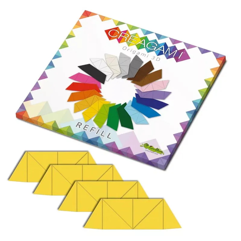 Ajánlat Creagami utántöltő , 3D origami készlethez, ragyogó sárga