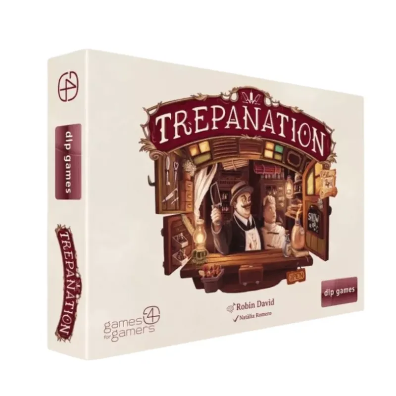 Trepanation társasjáték, angol nyelvű Újdonság