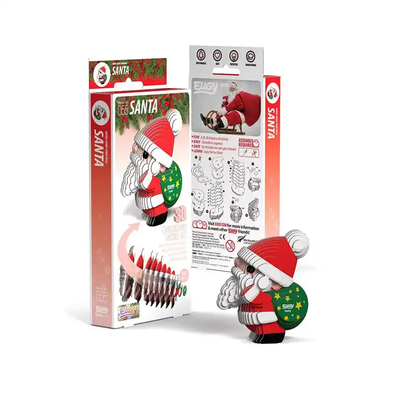 EUGY Télapó 3D puzzle Azonnal elérhető