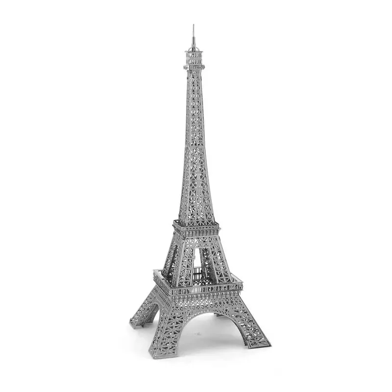 Vásárlói kedvenc Metal Earth ICONX Eiffel torony - nagyméretű lézervágott acél makettező szett