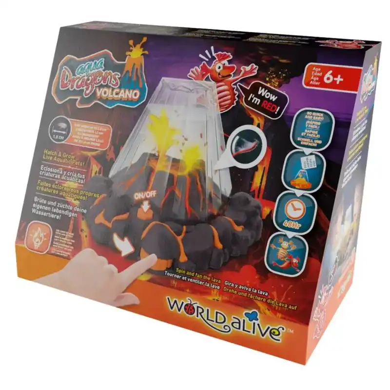 World Alive Aqua Dragons Red Aqua vulkán - lámpával Rendeld meg most