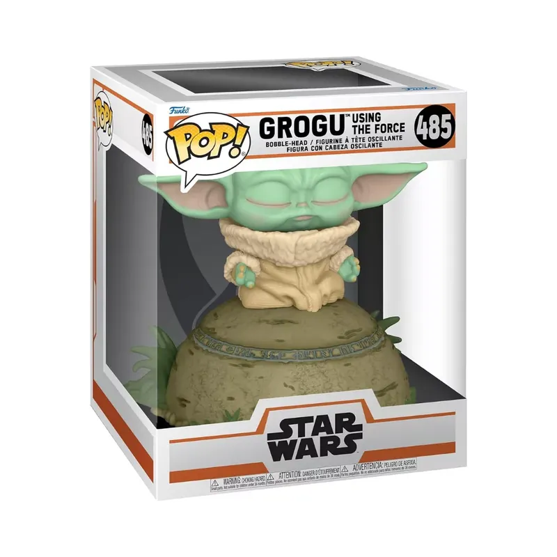 Vedd meg online Funko POP! Deluxe The Mandalorian - The Child Using the Force (SFX) 485