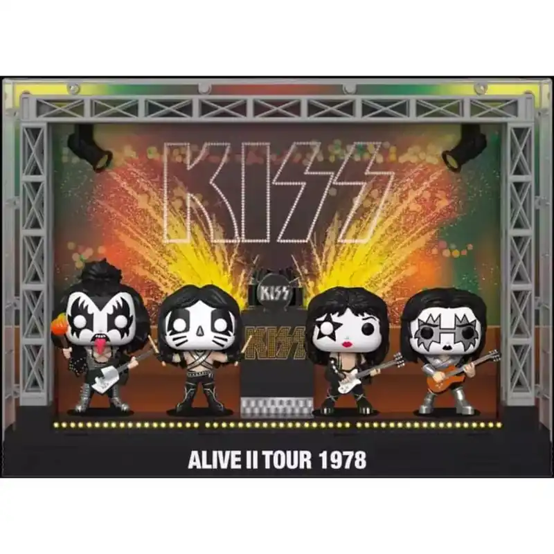 Korlátozott ajánlat Funko POP! Moments DLX KISS - Alive II Tour 1978 figura