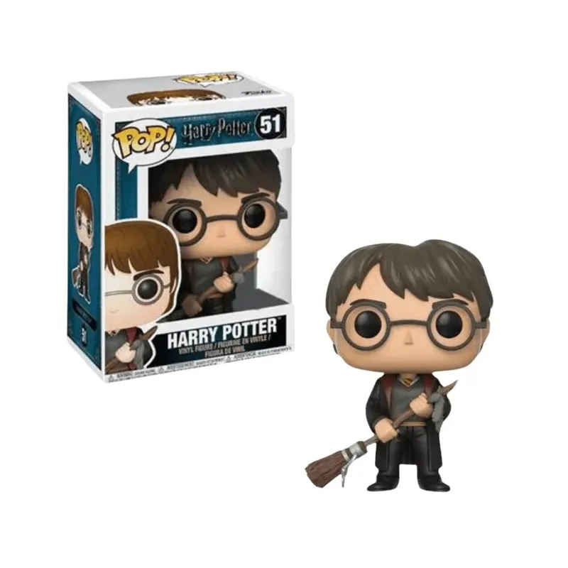 Biztonságos fizetés Funko POP! Harry Potter Harry Potter - Harry Potter w/Firebolt figura 51