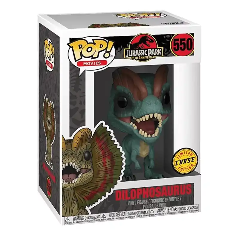 Legkelendőbb Funko POP! Movies Jurassic Park - Dilophosaurus (chase) figura 550