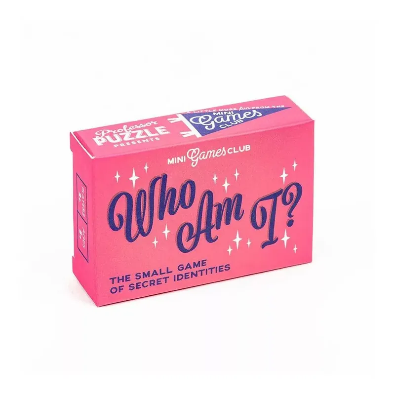 Biztonságos vásárlás PP Matchbox kártyajáték- Who am i ?, angol