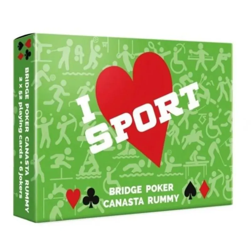 I LOVE SPORT - dupla römi kártya 110 lap Kedvezményes ár