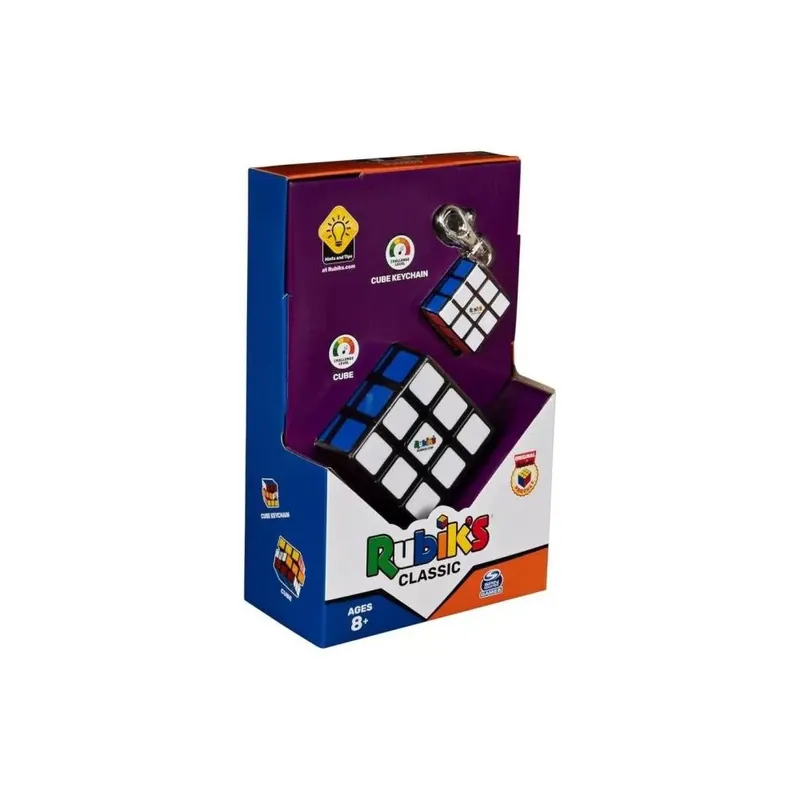 Kihagyhatatlan ajánlat Rubik Klasszikus kocka + kulcstartó csomag