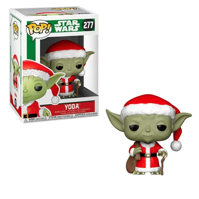 Funko POP! Bobble Star Wars - Holiday Santa Yoda figura 277 Gyors kiszállítás