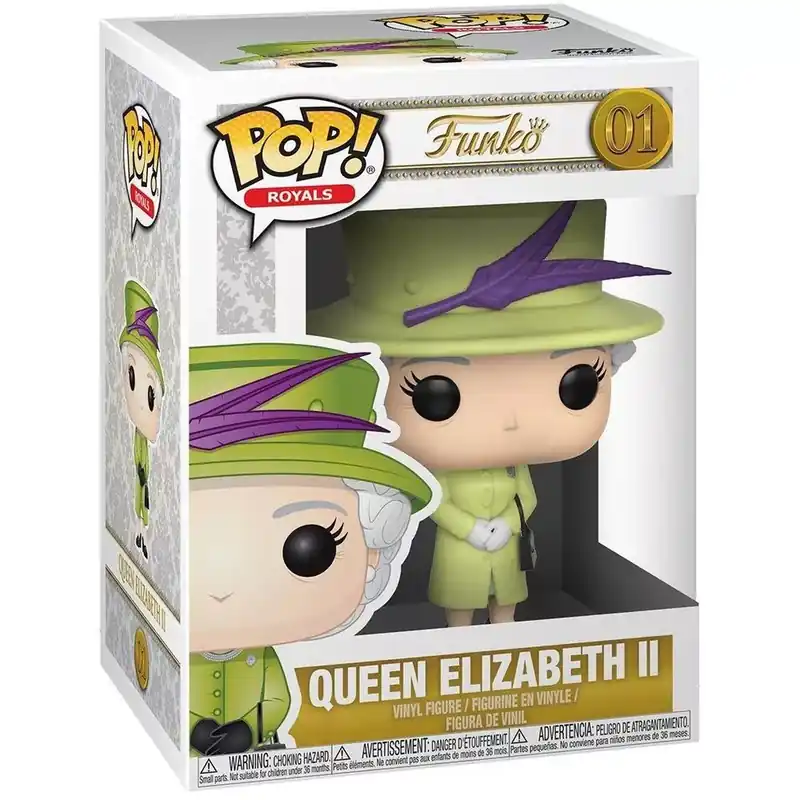 Funko POP! Royal Royal W2 - Queen Elizabeth II (GR) figura 1 Akciós ár