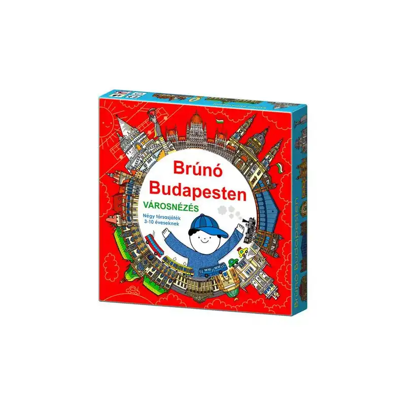 Brúnó Budapesten - Városnézés társasjáték Akció