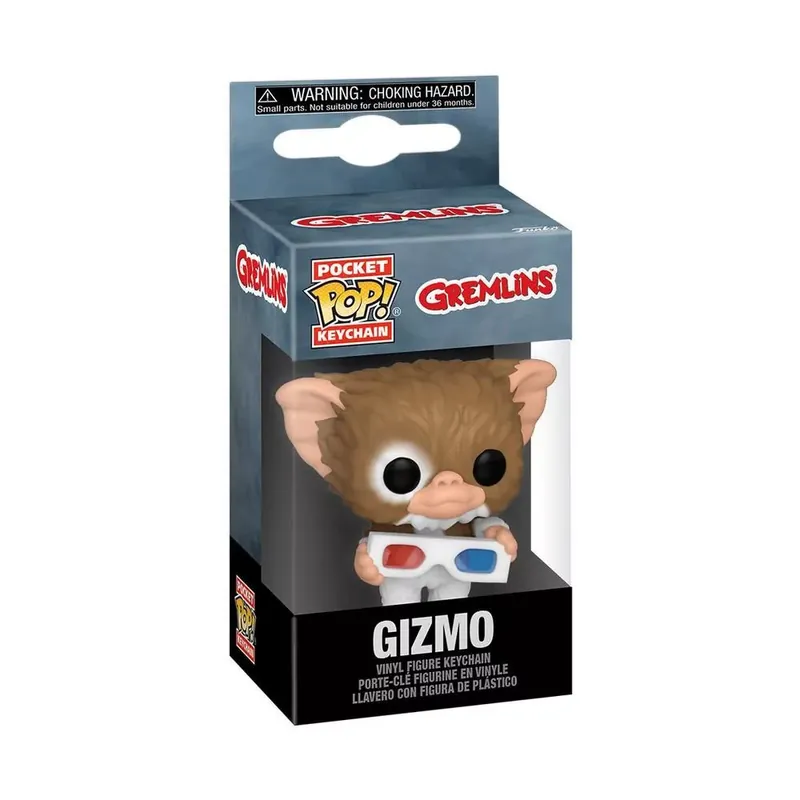 Funko POP! Gremlins - Gizmo w/3D Glasses kulcstartó Exkluzív ajánlat