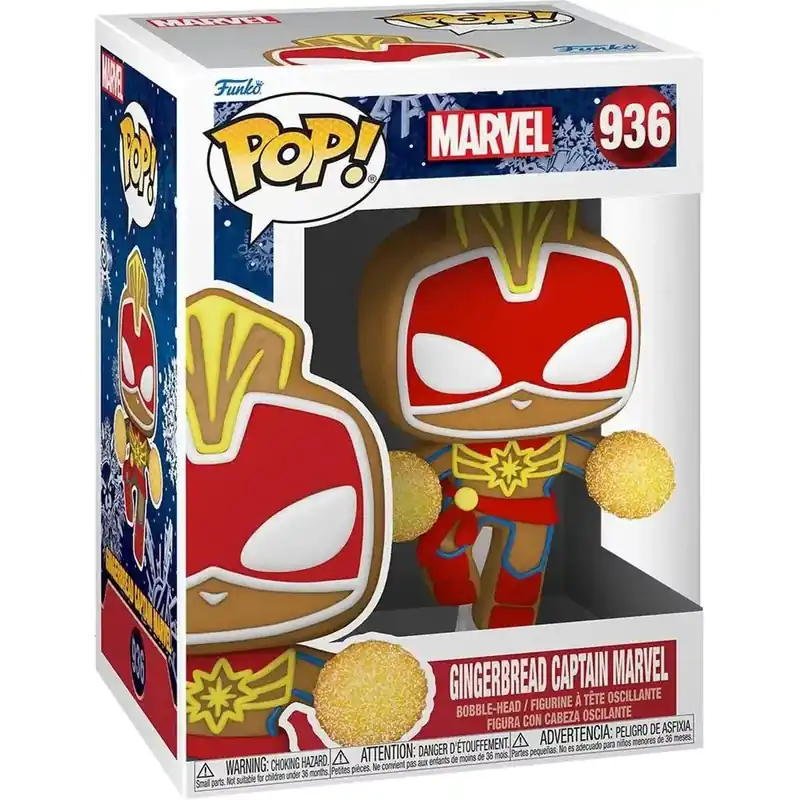 Funko POP! Marvel Holiday - Captain Marvel figura 936 Korlátozott ajánlat