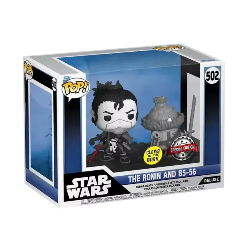 Különleges ajánlat Funko POP! Deluxe Star Wars Visions - The Ronin and B5-56 figura 502