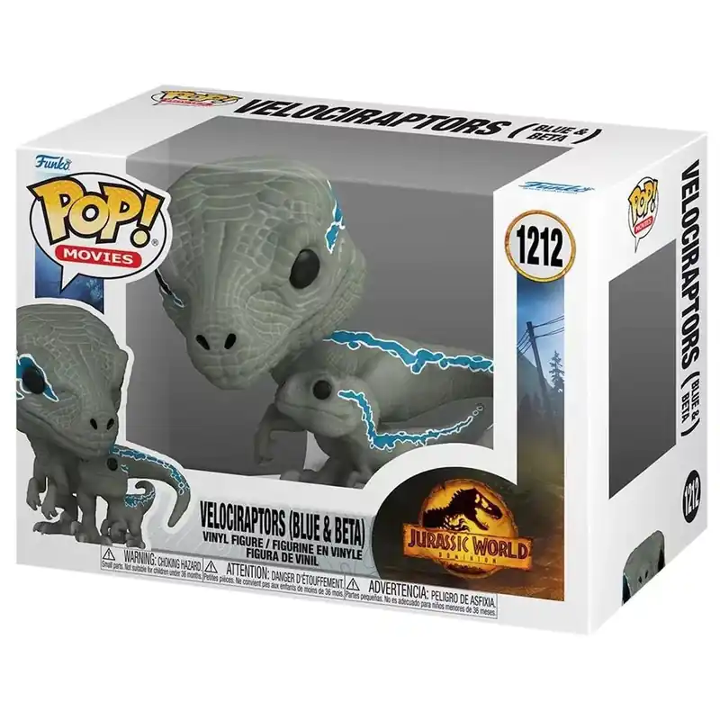 Csak ma Funko POP!&Buddy Jurassic World Dominion - Blue and Beta figura 1212