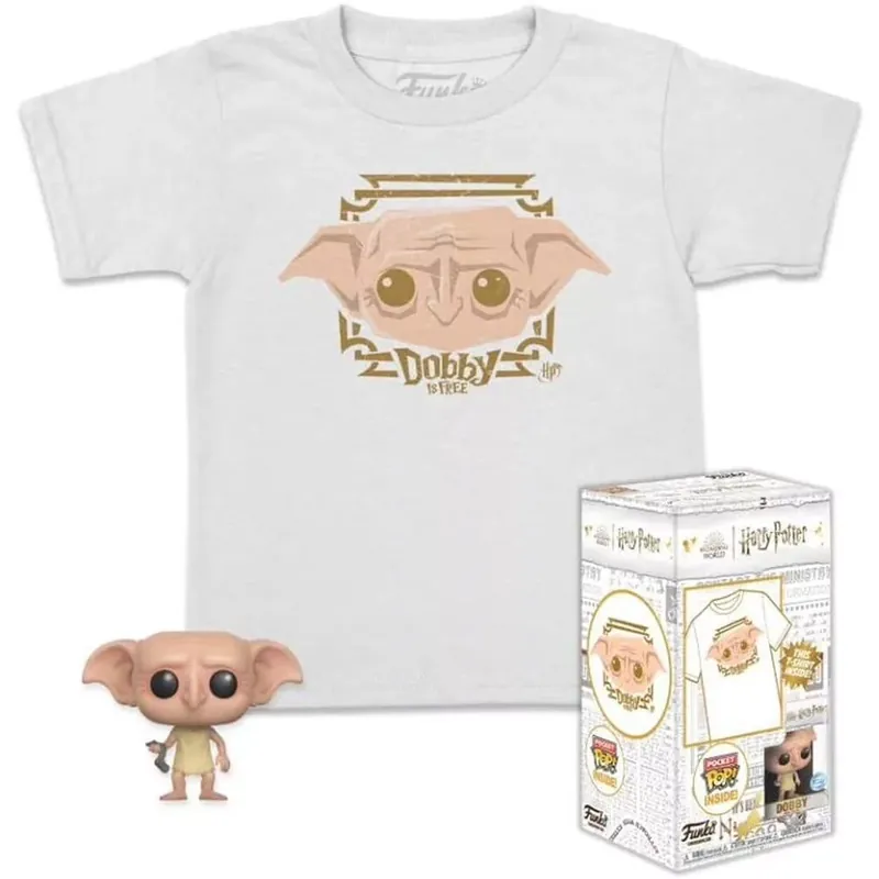 Funko Pocket Pop! & Tee Harry Potterr - Dobby figura és gyerek póló (L) Gyors kiszállítás