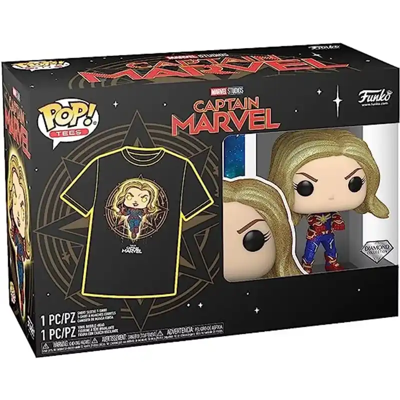 Funko Pocket Pop! & Tee Marvel - Captain Marvel figura és póló (S) Vedd meg online