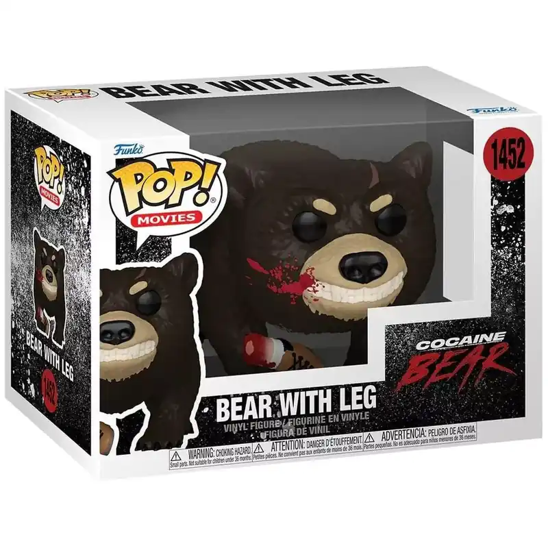 Funko POP! Movies Cocaine Bear- Bear w/Leg figura Szuper akció