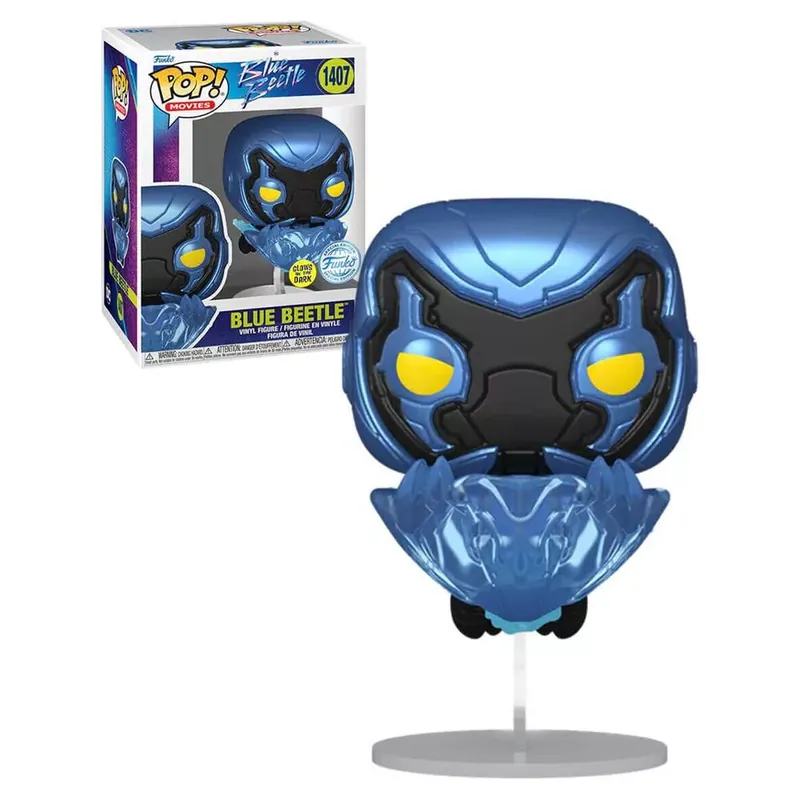 Funko POP! Movies Blue Beetle - Blue Beetle (Glows in the Dark) (SE) figura 1407 Különleges ajánlat