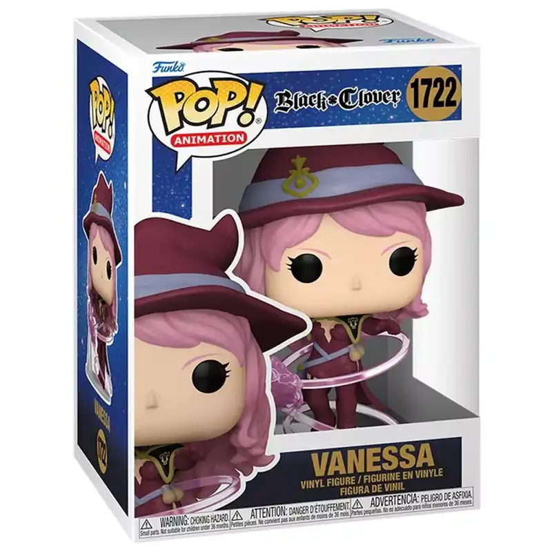 Funko POP! Animation Black Clover - Vanessa figura 1722 Árcsökkenés