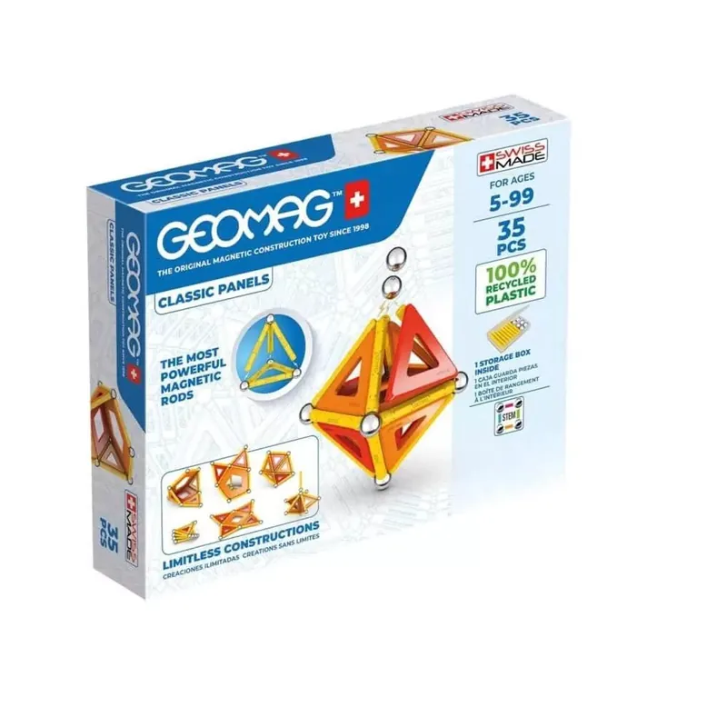 Biztonságos fizetés Geomag mágneses építőjáték - Classic Panelek, 35 db-os