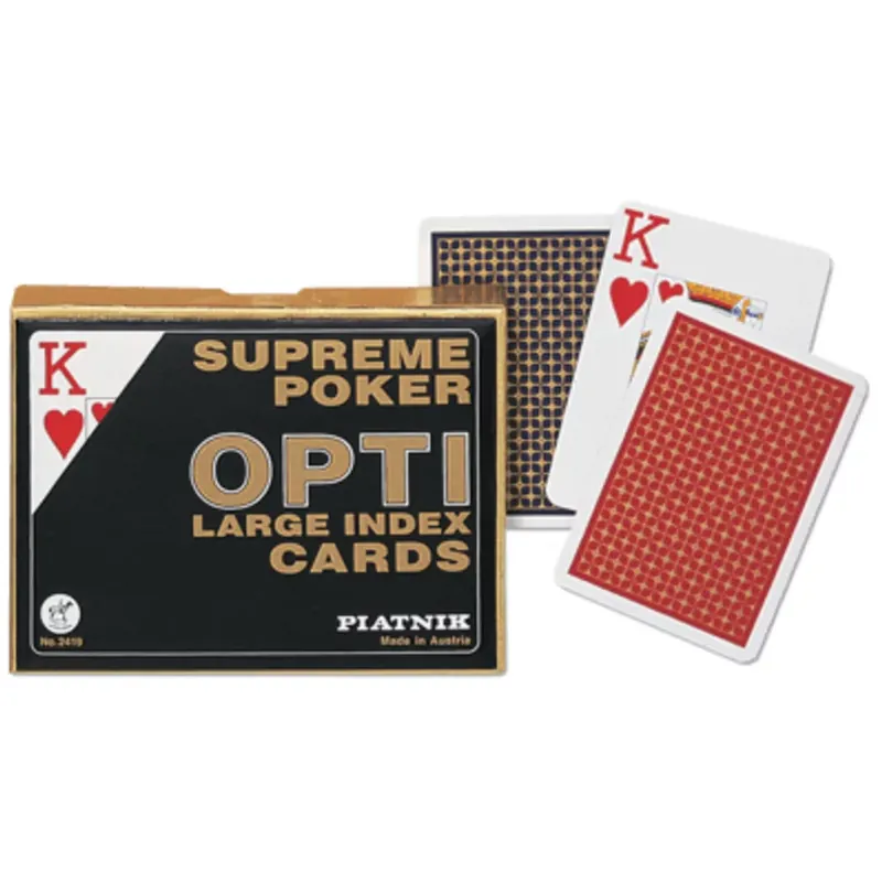 Azonnal elérhető Piatnik Opti-Poker kártya 2*55 lap