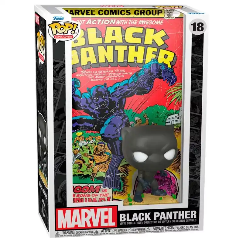 Ajánlat Funko POP! Comic Cover Marvel - Black Panther figura 18
