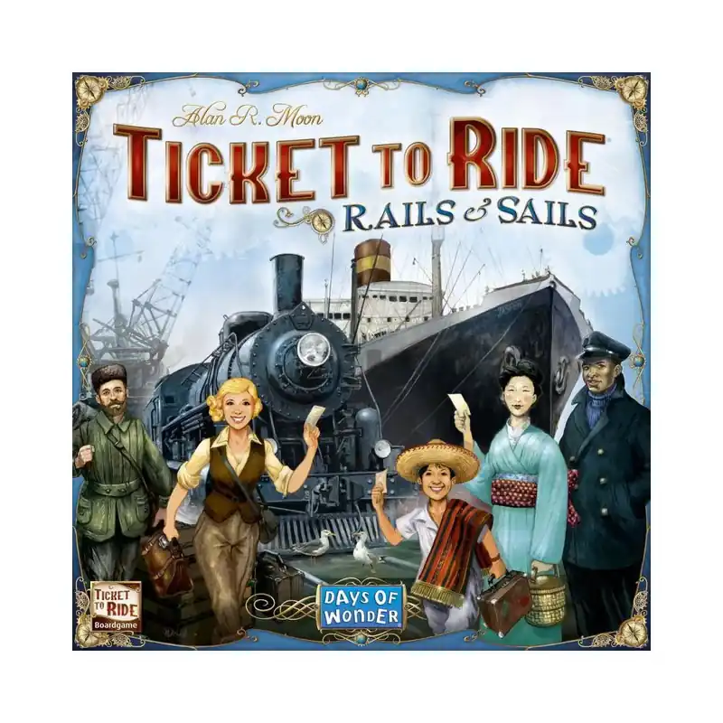 Ticket To Ride Rails and Sails társasjáték, angol nyelvű Akció