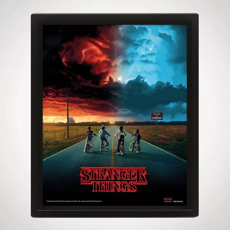 Stranger Things (MIND FLAYER) 3D keretezett poszter Biztonságos fizetés