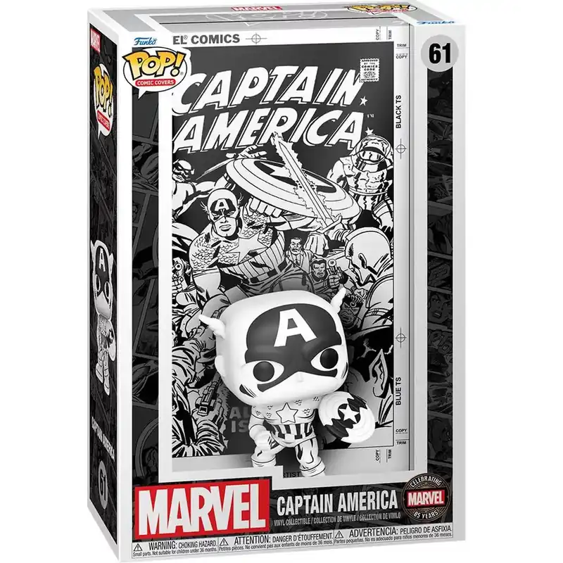 Funko POP! Comic Cover Marvel - Captain America figura 61 Expressz kézbesítés