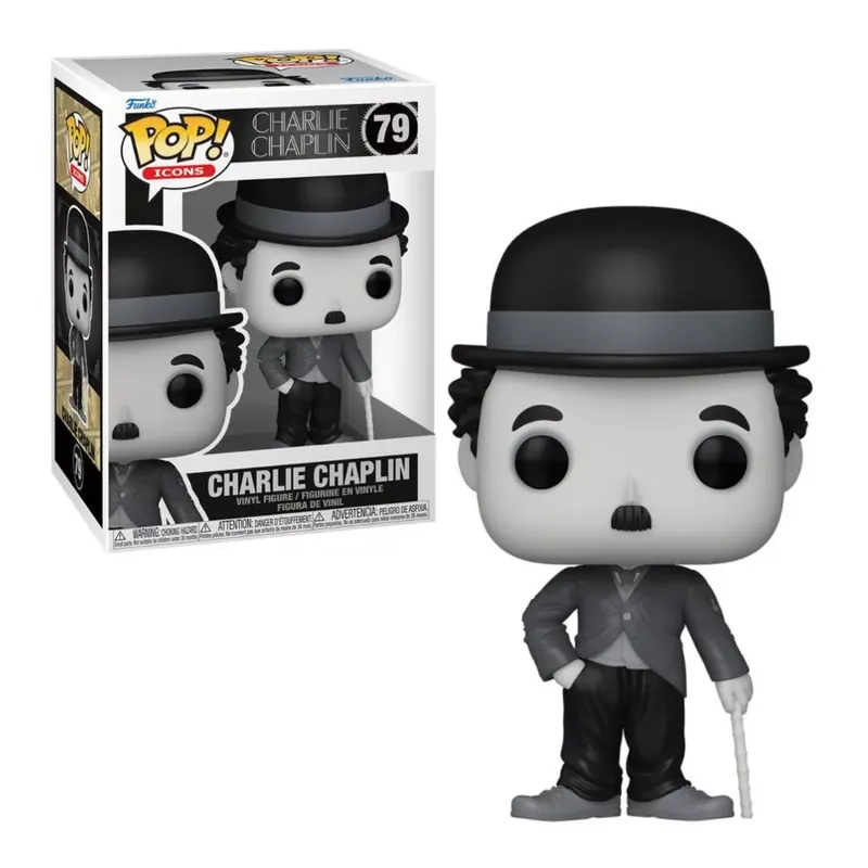 Funko POP! Icons Charlie Chaplin Gyors szállítás