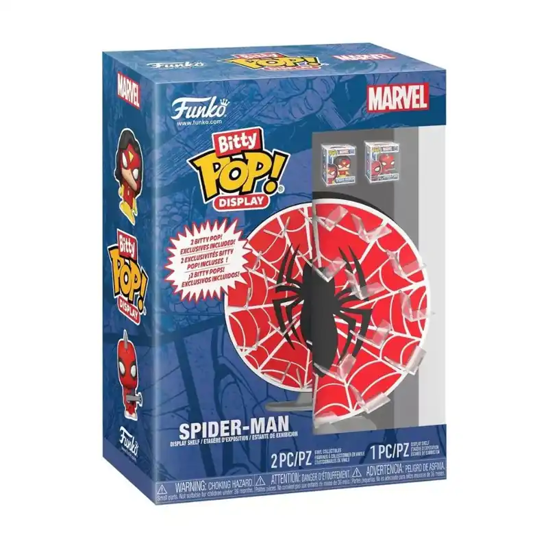 Legjobb ár Funko Bitty POP! Display Spider-Man Web display és figura