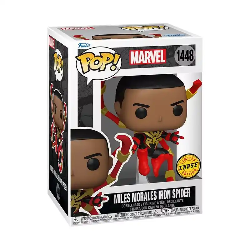 Kiárusítás Funko POP! Marvel Spider-Man Comics - Miles Iron Spider chase figura