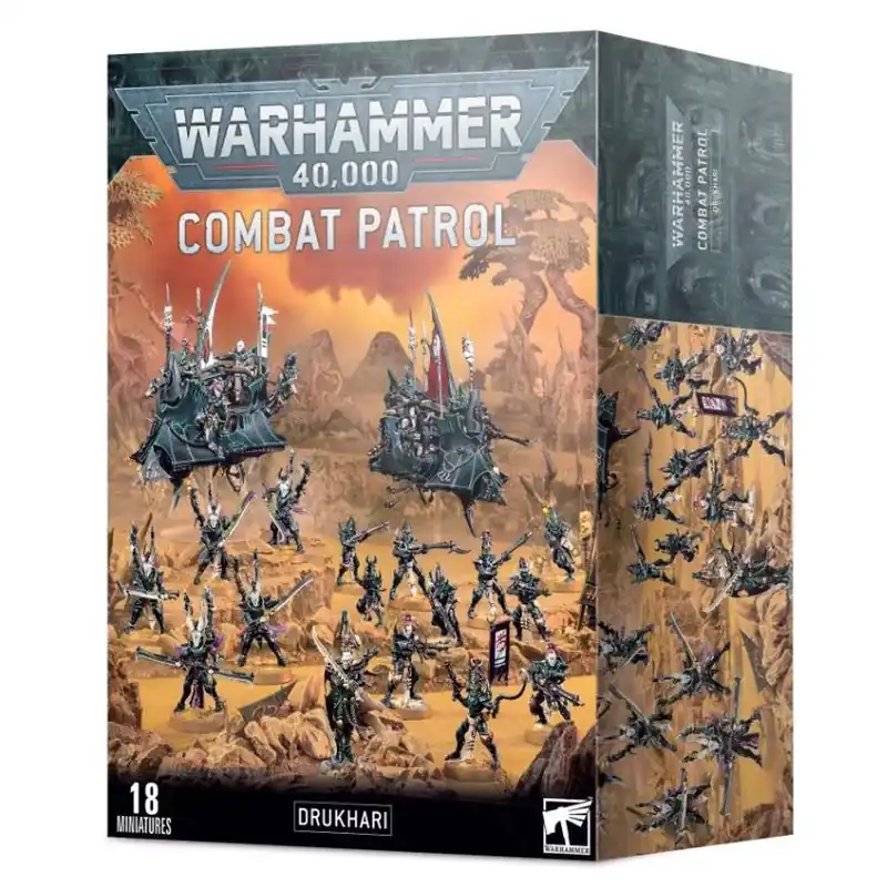 Szuper akció Warhammer 40000 Combat Patrol Drukhari minifigurák