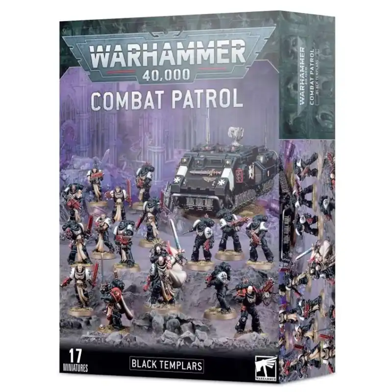 Warhammer 40000 Combat Patrol Black Templars minifigurák Exkluzív ajánlat