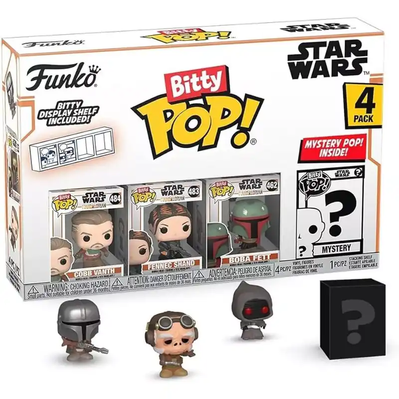 Funko Bitty POP! Star Wars Mandalorian - Marshal 4PK figura Vedd meg online