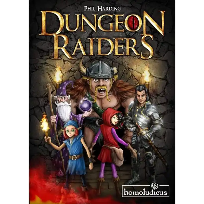 Dungeon Raiders társasjáték, angol nyelvű Szuper akció