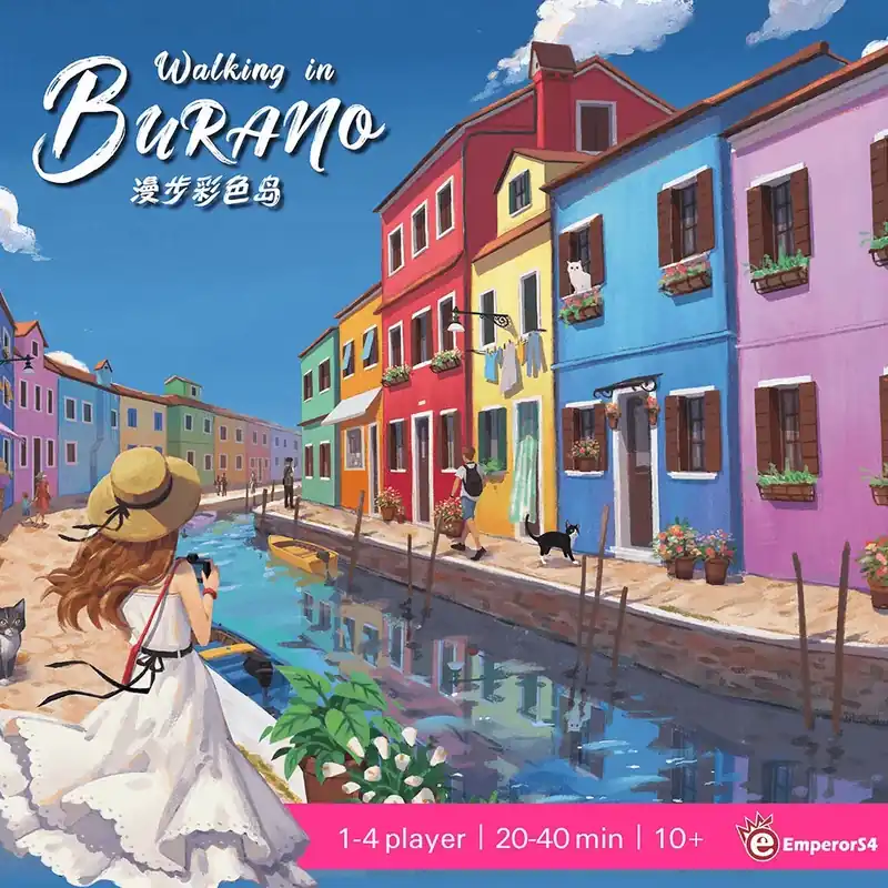 Nézd meg most Walking in Burano társasjáték, angol nyelvű