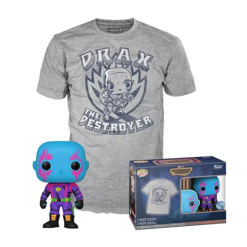 Funko POP!&Tee Marvel Guardians of the Galaxy 3 - Drax figura és póló (XL) Rendeld meg most