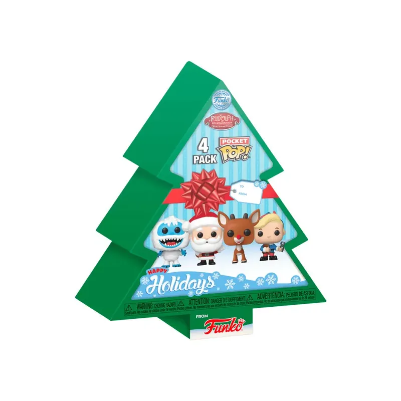Outlet Funko Pocket POP! Rudolph - Tree Holiday Box figura