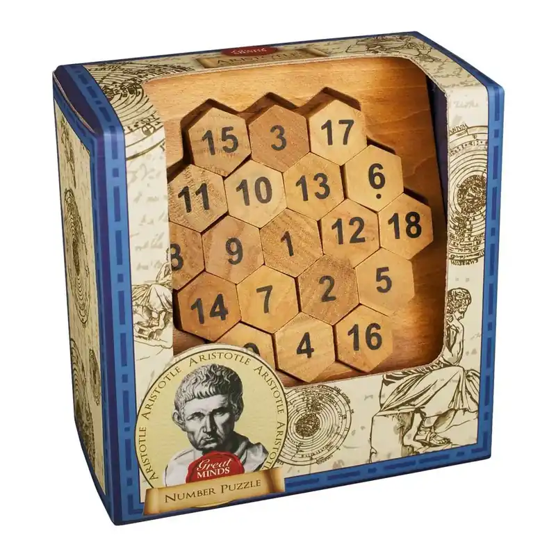Nagy Elmék - Arisztotelész Számok Professor Puzzle ördöglakat Legkelendőbb