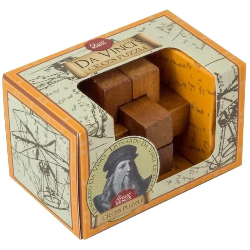 Vedd meg most Nagy Elmék - Da Vinci Kereszt mini Professor Puzzle ördöglakat