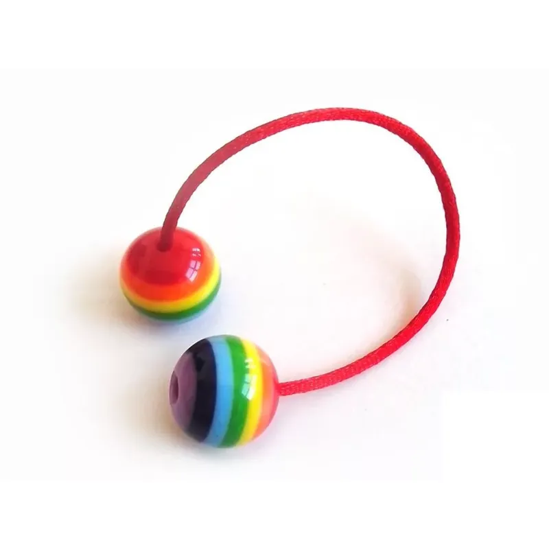 Bravo FingerPoi Begleri zsonglőrtermék – szivárvány csíkok Árcsökkenés