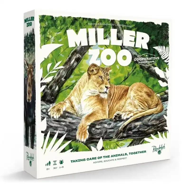 Akció Miller Zoo társasjáték, angol nyelvű
