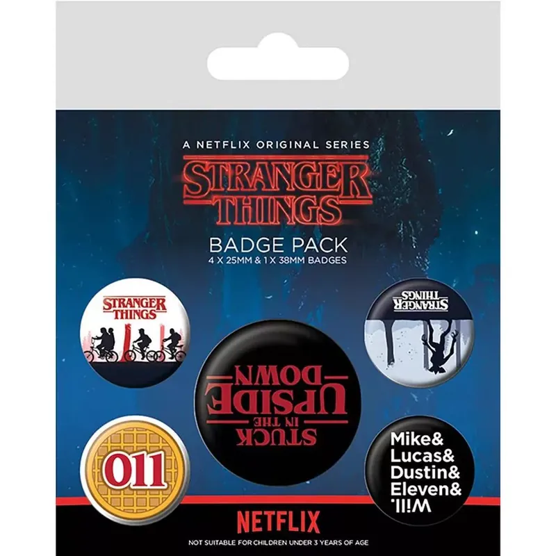 Stranger Things (Upside Down) kitűző szett Végkiárusítás
