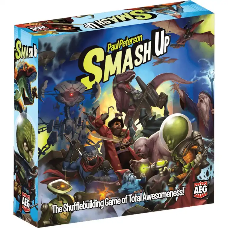 Biztonságos fizetés Smash up! társasjáték, angol nyelvű