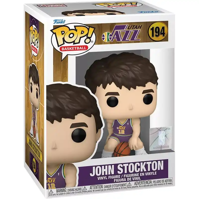 Szuper akció Funko POP! NBA Jazz - RS John Stockton figura