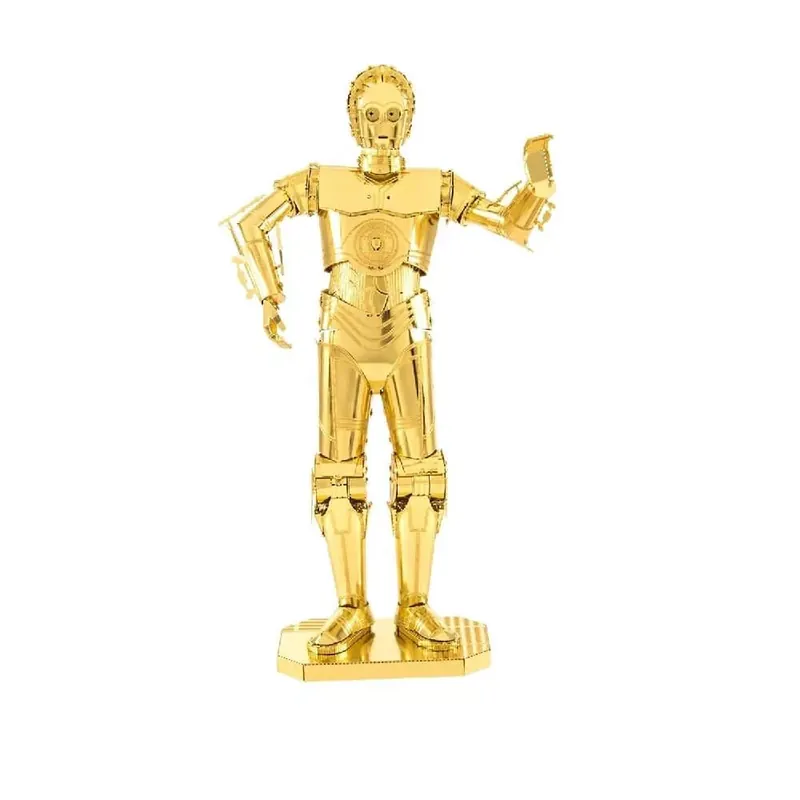Kihagyhatatlan ajánlat Metal Earth C-3PO arany - lézervágott acél makettező szett