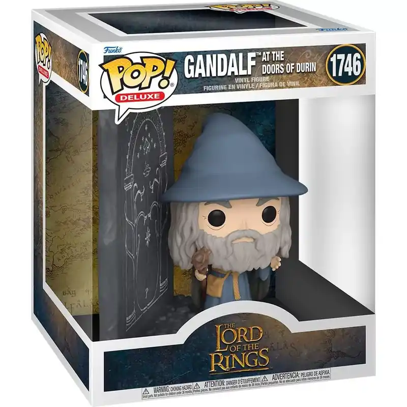 Funko POP! Deluxe Lord of the Ring S8 - Gandalf The Doors of Durin figura Árcsökkenés
